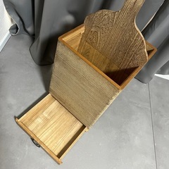 三味線スタンド ケース 2丁収納 引き出し 和楽器の画像