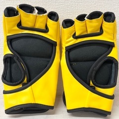 【中古品】オープンフィンガー ボクシングファイトグローブ 1ペア 男女兼用 フィットネス ホビー用品の画像