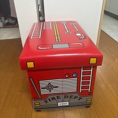 消防車　おもちゃ箱の画像
