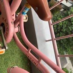 子供用自転車　ブリヂストン　HACCHI ピンク　おそらく16インチの画像