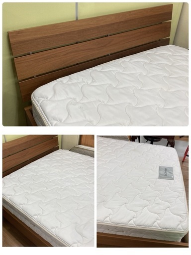 ジモティー限定価格！S141 ⭐ Bo Concept Sealy ボーコンセプト シーリー ダブルベッド 幅147cm USED 綺