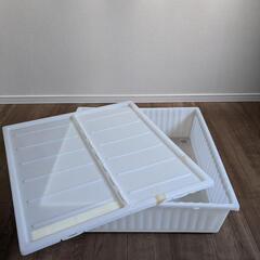 ベッド下収納箱  IKEA 汚れありの画像