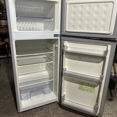 シャープ 118L 2ドア冷蔵庫（直冷式）シルバー系SHARP SJ-H12Y-S
