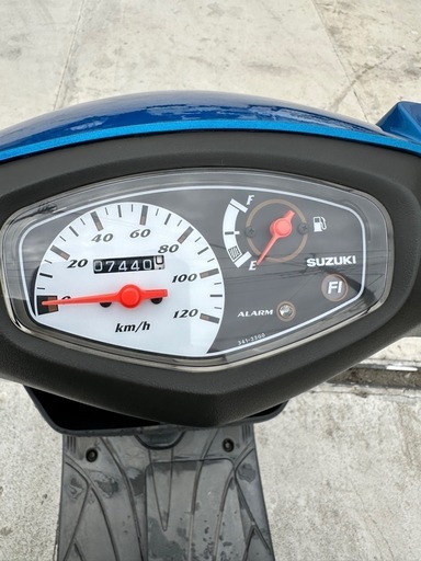スズキ規制前 アドレス V125G バイク　7000キロ