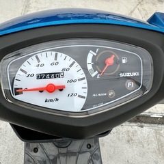 スズキ規制前 アドレス V125G バイク　7000キロの画像