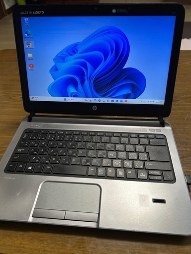 ノートパソコン HP 430G1売ります。SSD500G搭載しています。