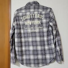 SCHOTT チェックシャツの画像
