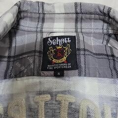 SCHOTT チェックシャツの画像