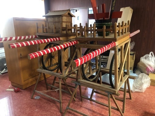 GY0428 おみこし　お神輿　2セット　小型　お祭り　町内会