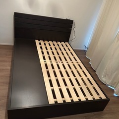 ダブルベット　引き出し収納&コンセント付き