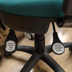 【引取先決まりました！】 オフィスチェア ゲーミングチェア パソコンチェア  ハイバック デスクチェア チェアー  肘付き 椅子 いす 高さ調整 キャスター付き ワークチェア ②の画像