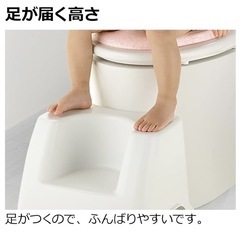 未使用　トイレサポートステップ　トイトレ　リッチェル　の画像