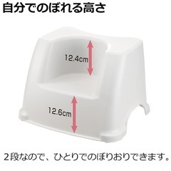 未使用　トイレサポートステップ　トイトレ　リッチェル　の画像