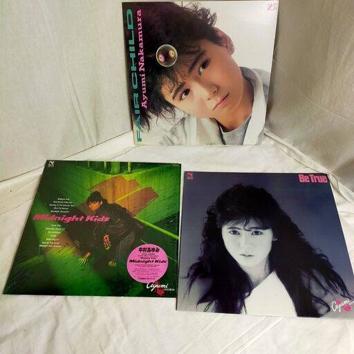 LPレコード中村あゆみBe TrueFAIR CHILDMidnight kids3枚