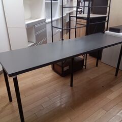 ★ジモティ割あり★ IKEA デスク グレー H74×D60×W...
