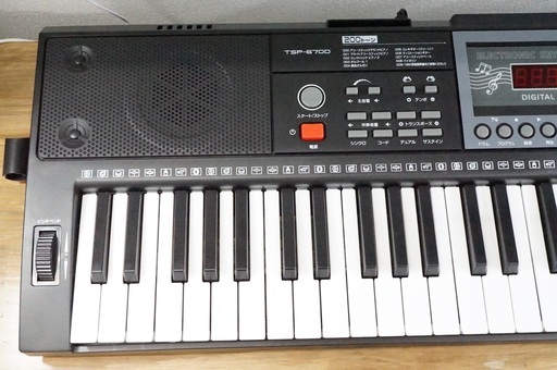 光ガイド機能付き電子ピアノキーボード 電子ピアノ TSP-670D 光ガイド機能付き電子ピアノキーボード 電子ピアノ TSP-670D