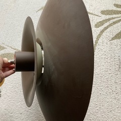 洋風おしゃれ　吊り下げシェードランプ　自家塗装済みの画像