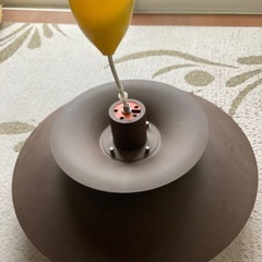 洋風おしゃれ　吊り下げシェードランプ　自家塗装済みの画像