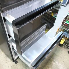 日立 HITACHI 大型 冷蔵庫 片開き(右開き) 3ドア R-V38NV 定格内容積375L 質量67㎏ 動作OK 2020年製 名古屋市近郊 配達可の画像