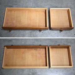 ≪zyt2084ジ≫ ダッチカントリー調 カップボード/食器棚 幅135cm 虎斑/オーク材/ダイニングボード/アンティーク調/ヴィンテージ家具/中古家具/宮城県仙台市 70329-18の画像