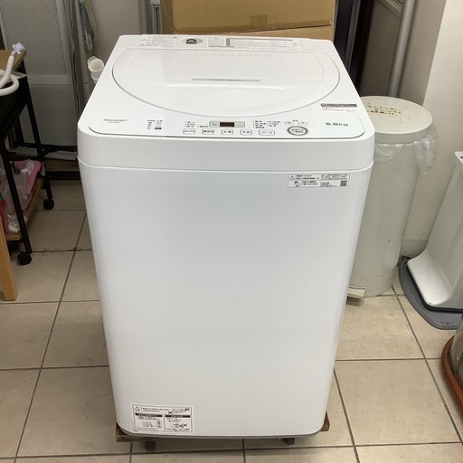SHARP   シャープ　洗濯機　ES-GE5G-W   2022年製  　5.5㎏