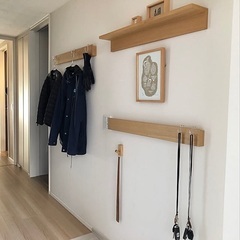 無印　MUJI 長押　コートかけ　の画像