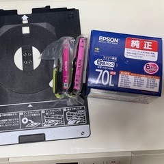 エプソンEP-706Aジャンク品+純正インクの画像