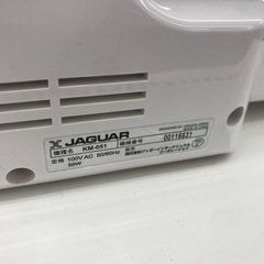★ジモティ割あり★ JAGUAR　ミシン　カバー付き 動作確認／クリーニング済み KJ9748の画像
