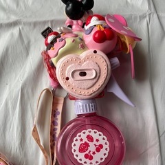 【ジャンク品】ミニーのハンディファン　の画像