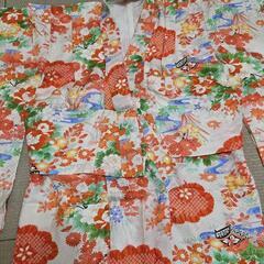 七歳の正絹のお着物フルセットの画像