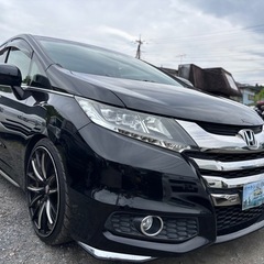 ホンダ オデッセイ アブソルート★総額45万円★車検2年付き！自動車税コミコミ ローダウン 20インチアルミ CTBA 純正ナビ Bluetooth フリップダウンモニター 機関良好 外観良好！両側パワスラ 修復歴なし！ローン審査可能♪最安値の画像