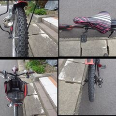 天童市　山形市　22インチ　ブリヂストン２2インチ　子供用　マウンテンバイク６段★自転車組み立て整備士が整備の画像