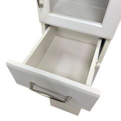 食器棚 キッチンボード 家具 ホワイト系 キッチン キッチン収納 札幌 東区の画像