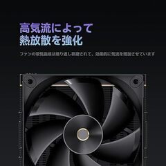 Iota A62 CPUクーラー ヒートパイプ 120mmの画像