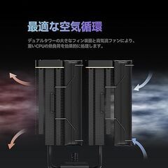 Iota A62 CPUクーラー ヒートパイプ 120mmの画像