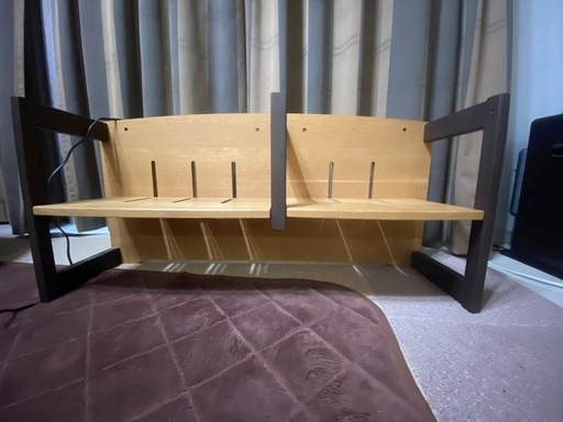 ＧＷ限定 飛騨産業　キツツキ　学習机　上置き　本棚　ブックスタンド　100 オーク