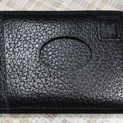 BURBERRY バーバリー レザー パスケース 定期入れ ブラック 日本製の画像