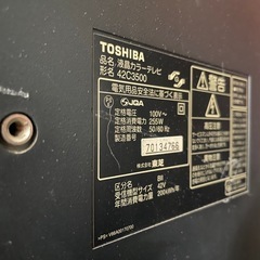 液晶テレビの画像