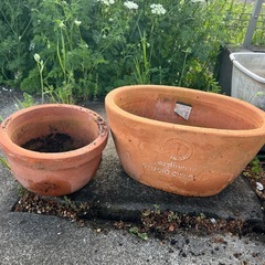 陶器　植木鉢の画像