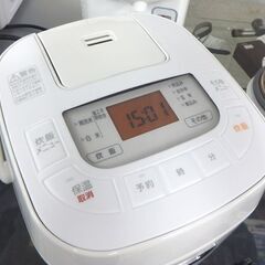 ジャー炊飯器 3合炊き 2021年製 アイリスオーヤマ KS-RC21M05-W ホワイト マイコン炊飯ジャー キッチン家電 IRIS OHYAMA☆ 札幌市 北区 屯田 の画像