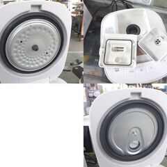 ジャー炊飯器 3合炊き 2021年製 アイリスオーヤマ KS-RC21M05-W ホワイト マイコン炊飯ジャー キッチン家電 IRIS OHYAMA☆ 札幌市 北区 屯田 の画像