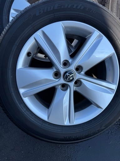 ハリアー60 純正アルミタイヤセット225/60R17 4本バリ山 (T ハリアー60 純正アルミタイヤセット225/60R17 4本バリ山 (T