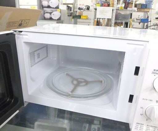 YAMADA 電子レンジ 2021年製 YMW-M17GW5 ターンテーブル 50Hz専用 