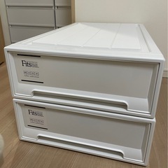 【取るに来てください】Fits 天馬衣類収納ケース　2個セットの画像