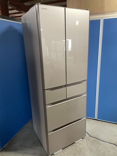 豊富なギフト 美品】HITACHI 6ドア冷蔵庫 475L 通電確認済み 2020年製 R-HW48N 冷蔵庫・冷凍庫