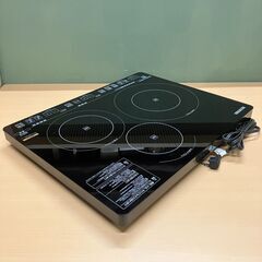 アイリスオーヤマ 3口卓上IH調理器 IHC-S313V（ブラック）2013年製の画像