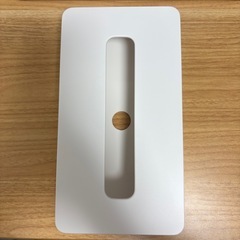山崎実業(Yamazaki) マグネットコンパクトティッシュケース ホワイト 【対応サイズ：内寸約W10.5×D4.5×H20.5cmのソフトパックティッシュ 】の画像