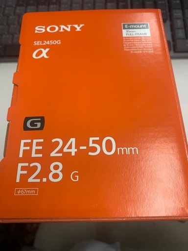 未使用品 SONY SEL2450Gソニー レンズ FE24-50mm F2.8G (大山 未使用品 SONY SEL2450Gソニー レンズ FE24-50mm F2.8G (大山