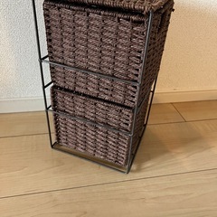 ペーパーバケット　2段収納の画像