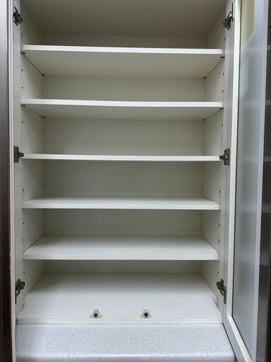 ジモティ来店特価!! 食器棚 ニトリ ホワイト J-250465